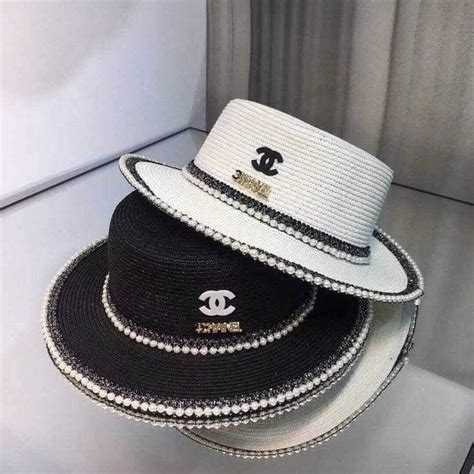 chanel coco beach hat.